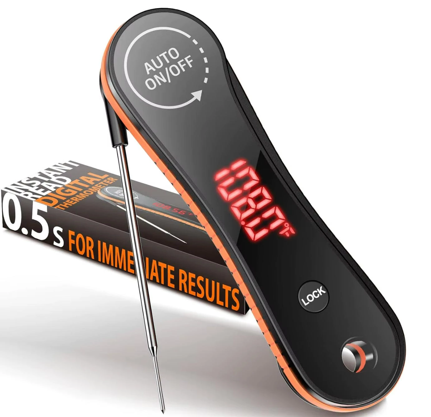 Ultra Fast 0.5 Second Read Time Digital Meat Food Cooking Thermometer